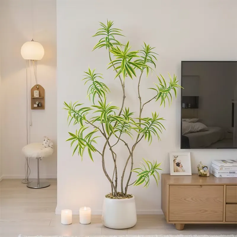 High-Simulation Lily Bamboo Go - đánh giá và giá Dracaena Marginata
