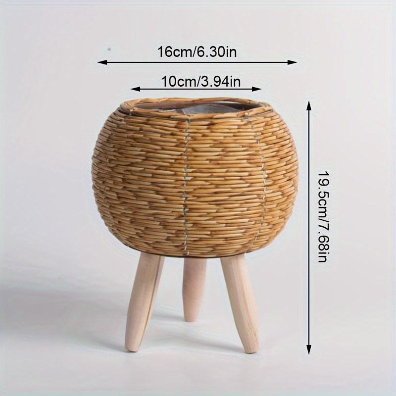 Charming Rustic Rattan Planter - đánh giá và giá Aloe Vera Pot
