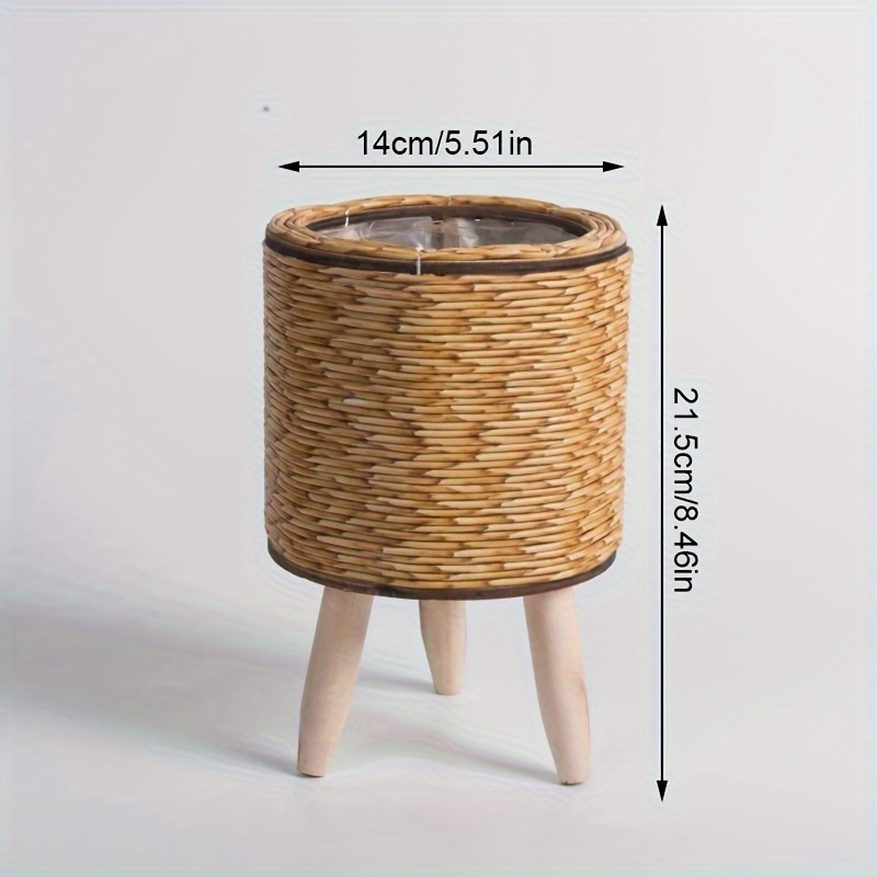 Charming Rustic Rattan Planter - đánh giá và giá Aloe Vera Pot