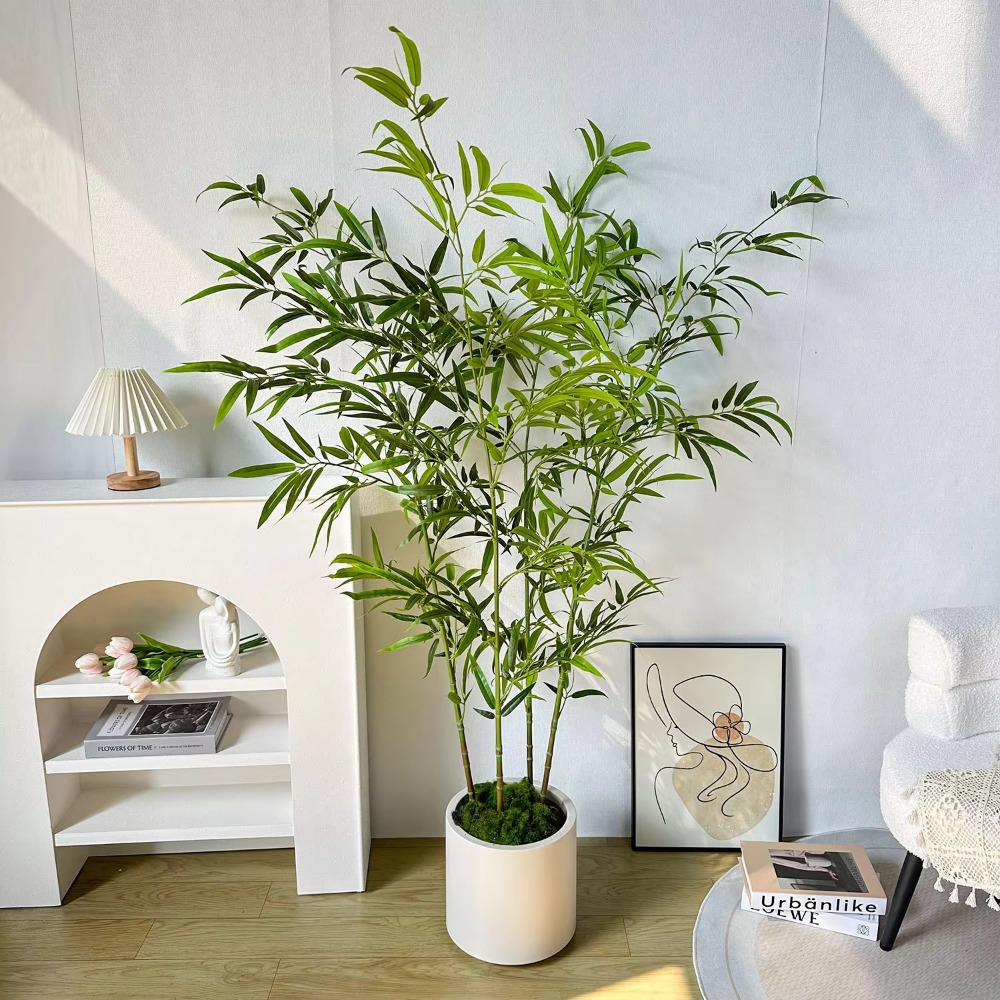 Artificial Green Bamboo PU+PVC - đánh giá và giá Ficus Lyrata Tree