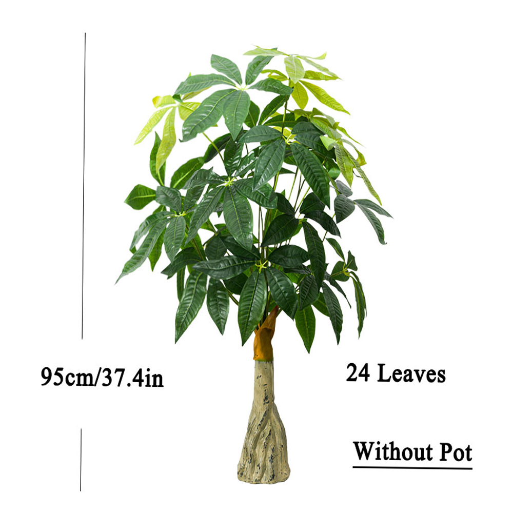 Plastic Artificial Money Tree  - đánh giá và giá Monstera Adansonii